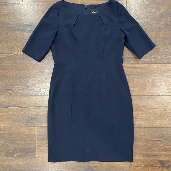Chelsea Rose Dresses Chelsea Rose Navy Sheath Dress Size